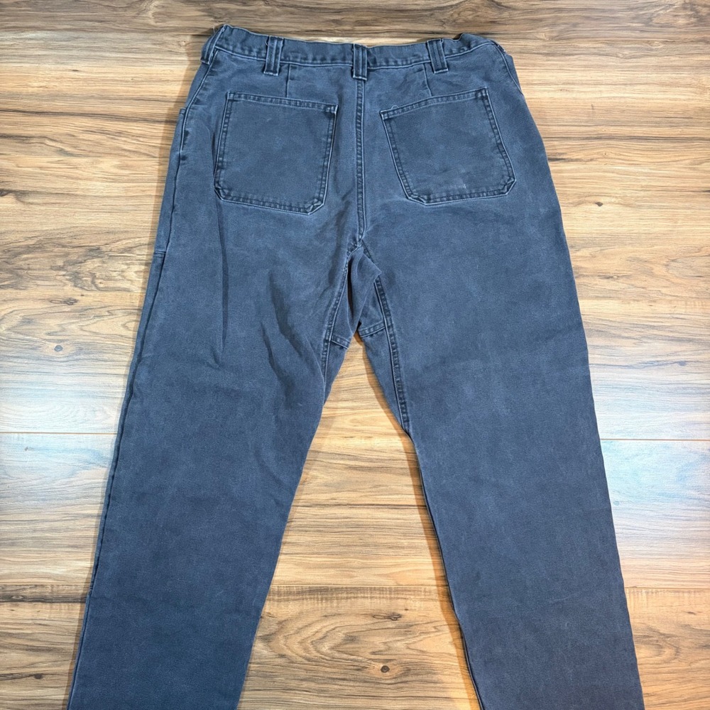 Arborwear Tree Climbers VTG Double Knee Canvas Pants Dark Gray USA Mens 34x32 - Picture 5 of 10